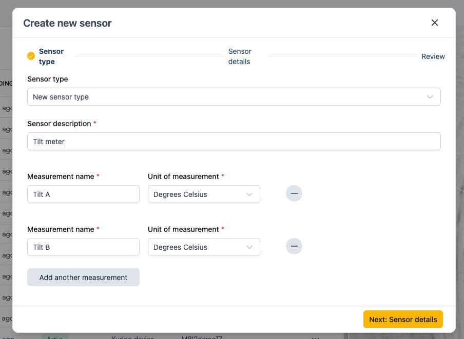 Create Custom Sensor Type